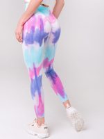 colanți colorați fără cusături cu efect de modelare și Push Up