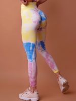 Colanți colorați de damă cu efect de modelare cu talie înaltă