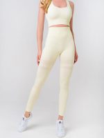 Seamless two-piece set, leggings and sports bra