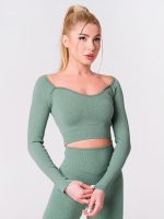 Sports blouse in green colour