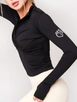 Black body fitness jacket