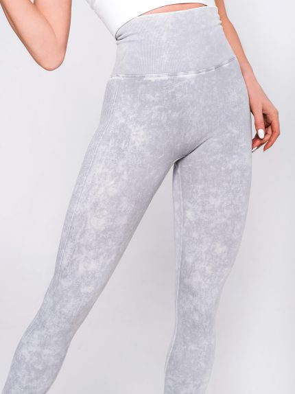 light grey women's leggings for yoga and fitness