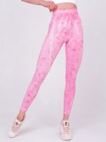 pink seamless high waisted leggings