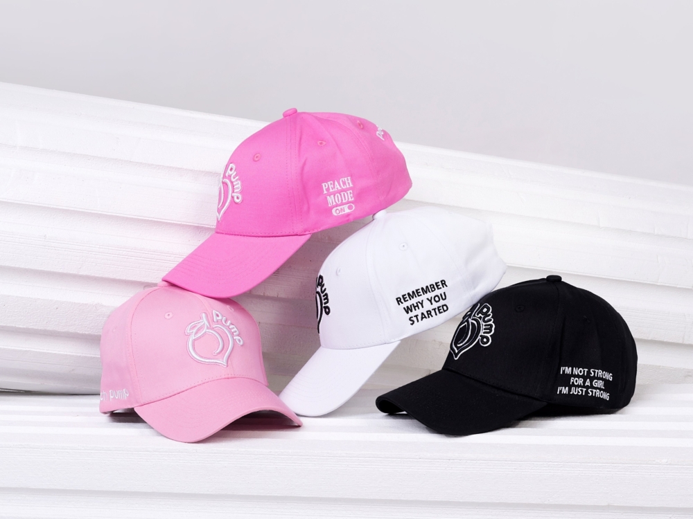 Sports hat with embroidery by Peach Pump