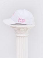 Boss Lady, șapcă de soare modernă cu cozoroc și logo Peach Pump