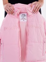 Soft pink winter jacket "Peach Pump" with modern design