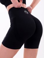 Black women's leggings shorts with shaping effect Peach Pump