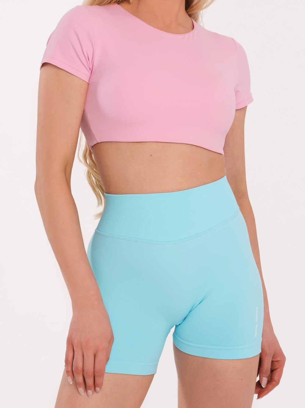 Ružičasta sportska bluza s podstavom za fitness i trčanje