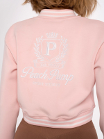 Розово спортно яке с бродерия Peach Pump